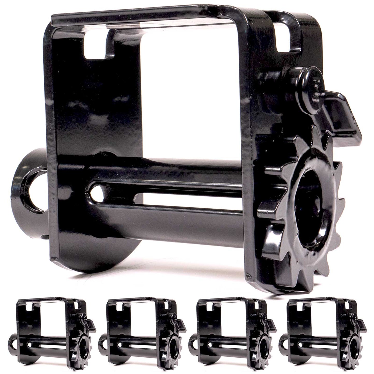 4" Standard Sliding Double L Track Flatbed Winch | 5-Pack
