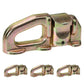 Double Stud L-Track Fitting with Large Opening | 5,000 lbs. BS | 4-Pack