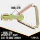 Double Stud L-Track Fitting with Delta Link | 5,000 lbs. BS