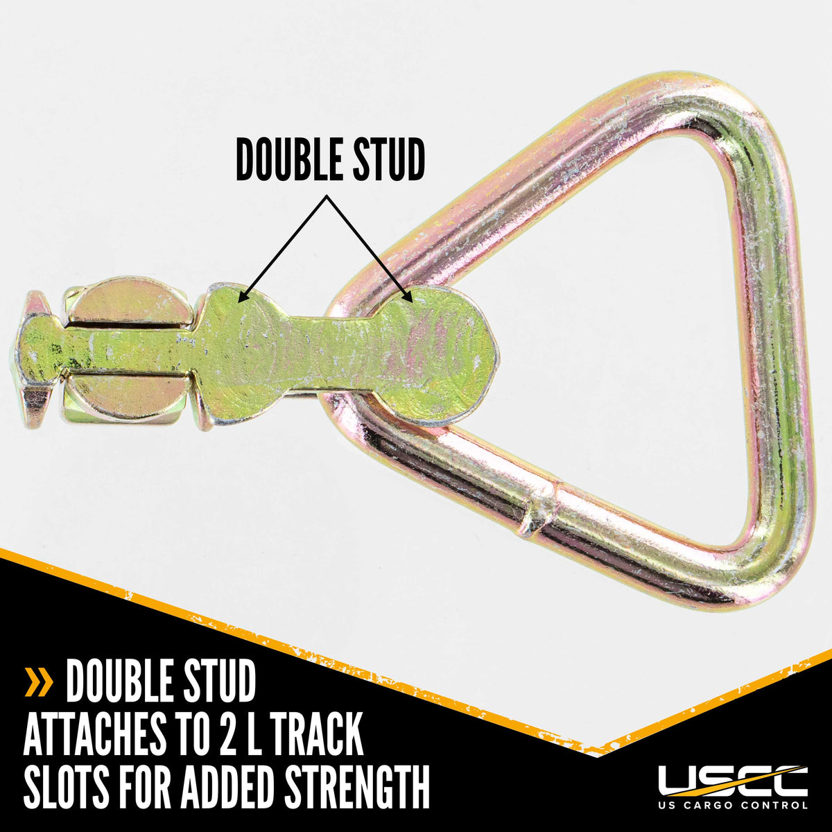 Double Stud Fitting with Delta Link | 5,000 lbs. BS | 4-Pack