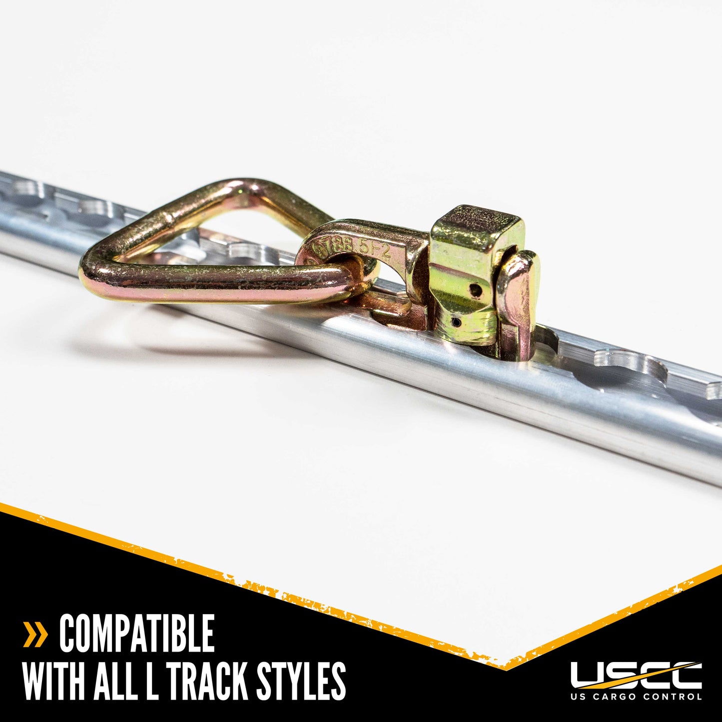 Double Stud L-Track Fitting with Delta Link | 5,000 lbs. BS