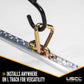 Double Stud L-Track Fitting with Delta Link | 5,000 lbs. BS