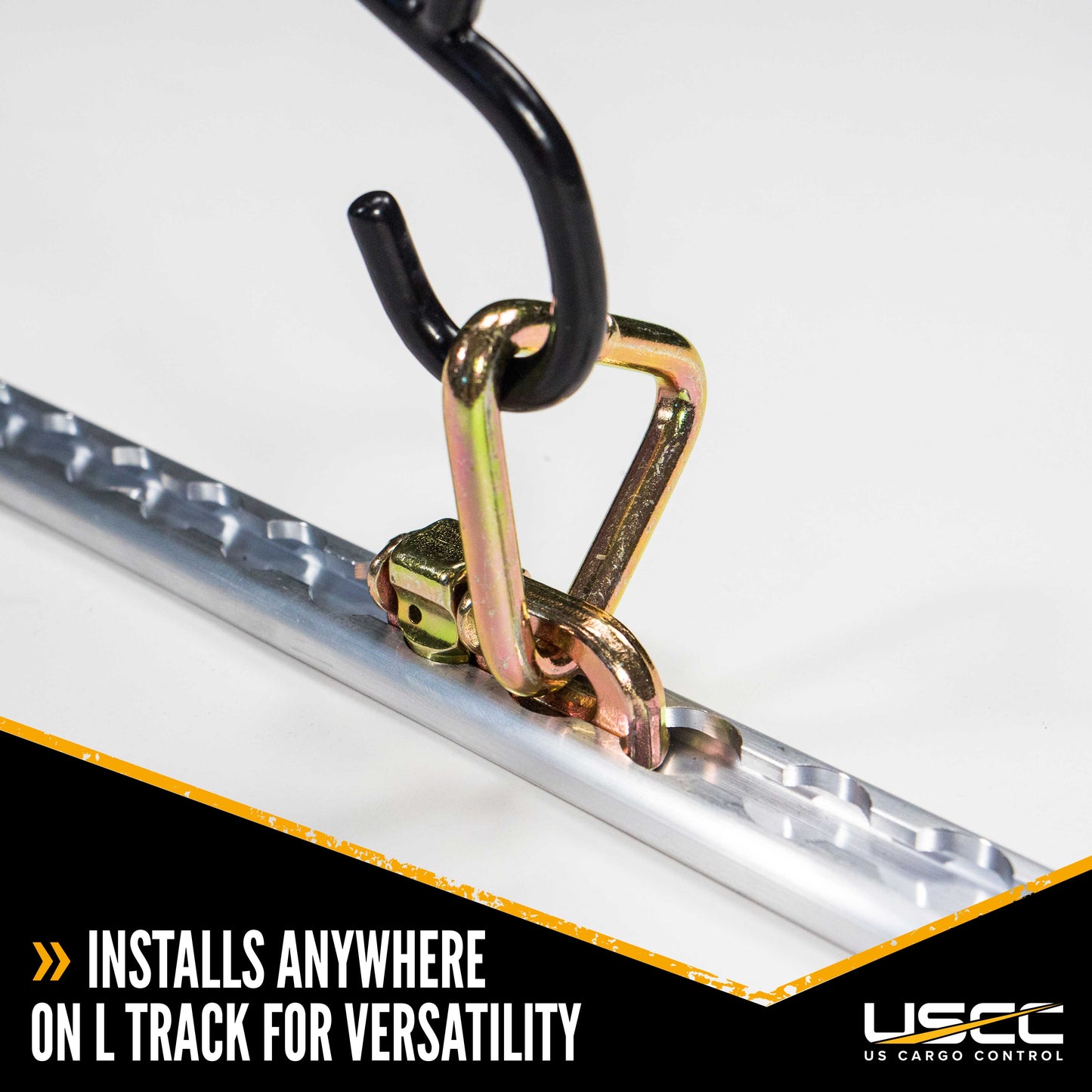 Double Stud L-Track Fitting with Delta Link | 5,000 lbs. BS