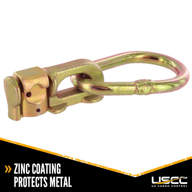 Double Stud L-Track Fitting with Pear Link | 5,000 lbs. BS
