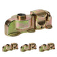 Double Stud L-Track Fitting with Bolt Thread | 4,000 lbs. BS | 4-Pack