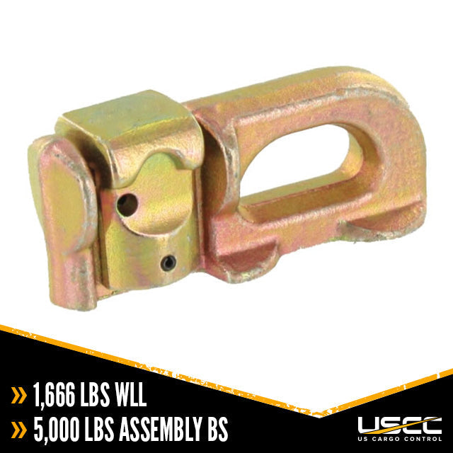 Double Stud L-Track Fitting | 5,000 lbs. BS | 2-Pack