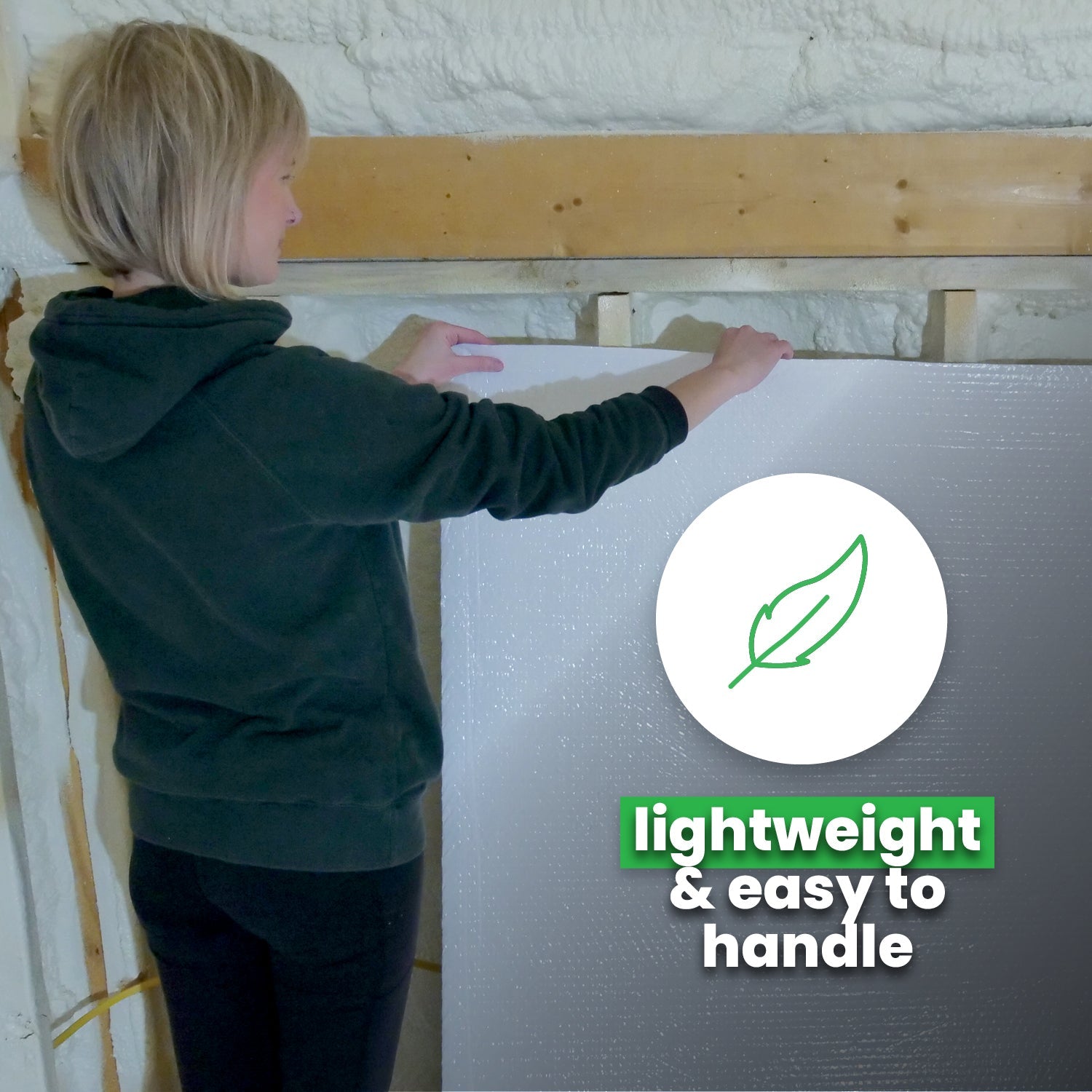Double Bubble Insulation - White/Foil - 2' x 25' (50 sq ft