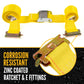 2" x 12' Yellow E-Track Cam Buckle Strap | 20-Pack
