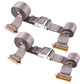 2" x 16' Gray E-Track Cam Buckle Strap | 2-Pack