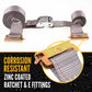2" x 16' Gray E-Track Cam Buckle Strap | 2-Pack