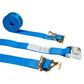 2" x 20' Blue E-Track Cam Buckle Strap | F-Hooks & Spring E-Fittings