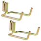 E-Track Tool Hook | Extended Dual Arm Flat Hook | 2-Pack