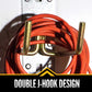 E-Track Tool Hook | Extended Dual Arm Flat Hook