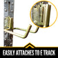 E-Track Tool Hook | Extended Dual Arm Flat Hook