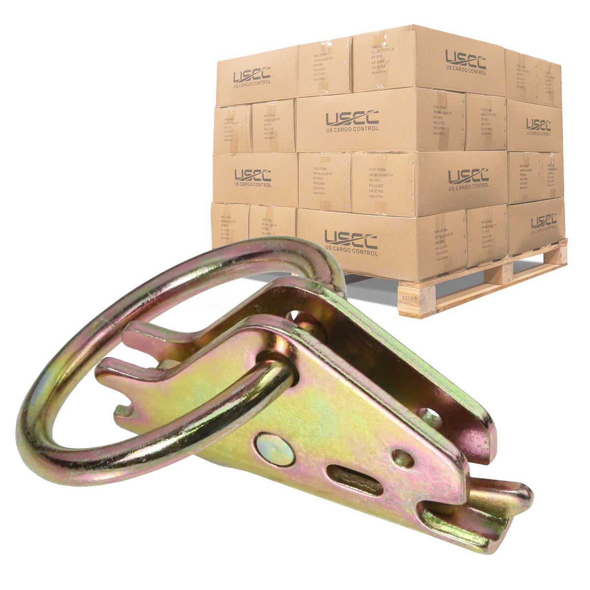 E Track Tie Down w/ O-Ring | 4,000 lbs. BS | 1500-Pack (Pallet)