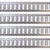 2' Horizontal Galvanized E Track (Box of 4)