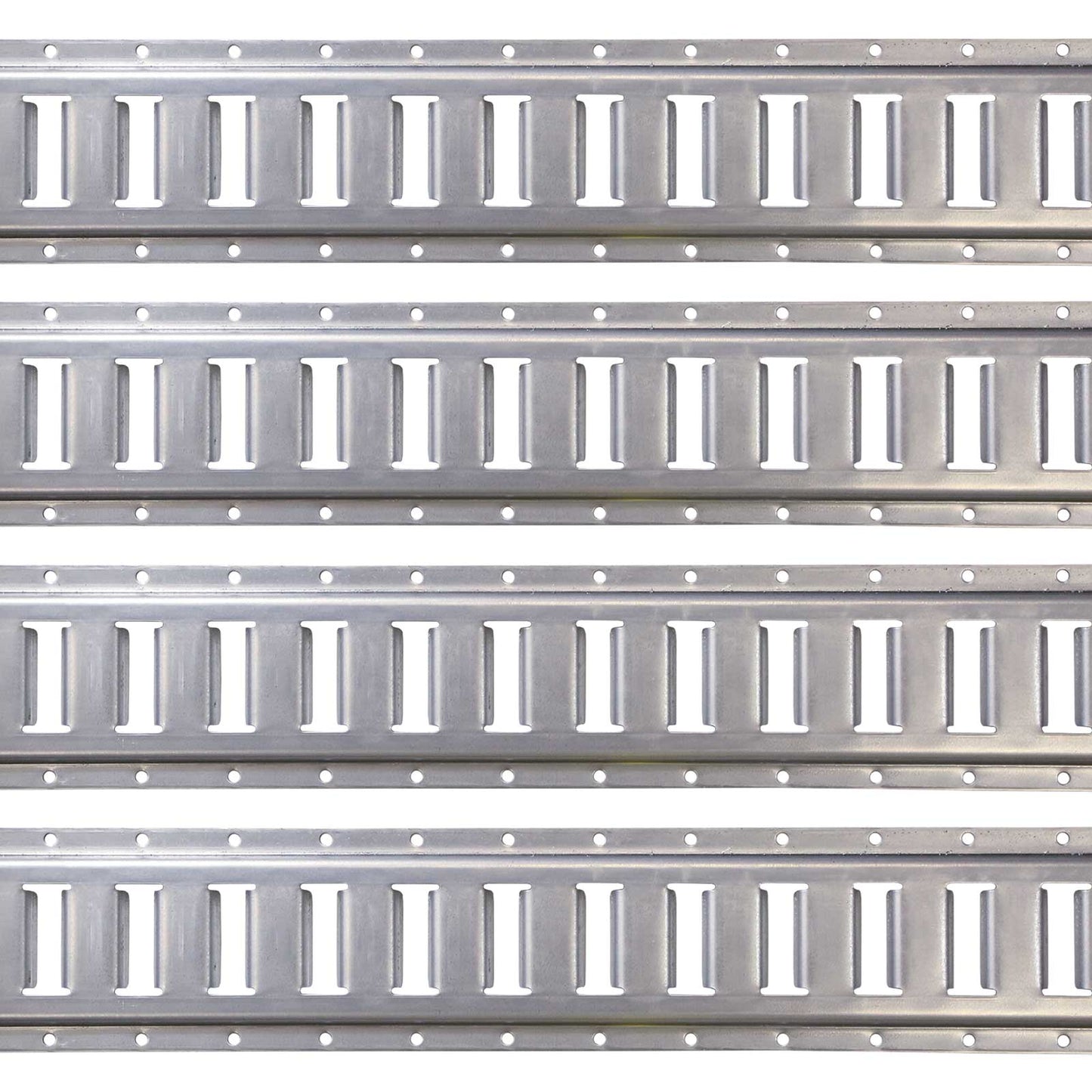 2' Horizontal Galvanized E Track (Box of 4)
