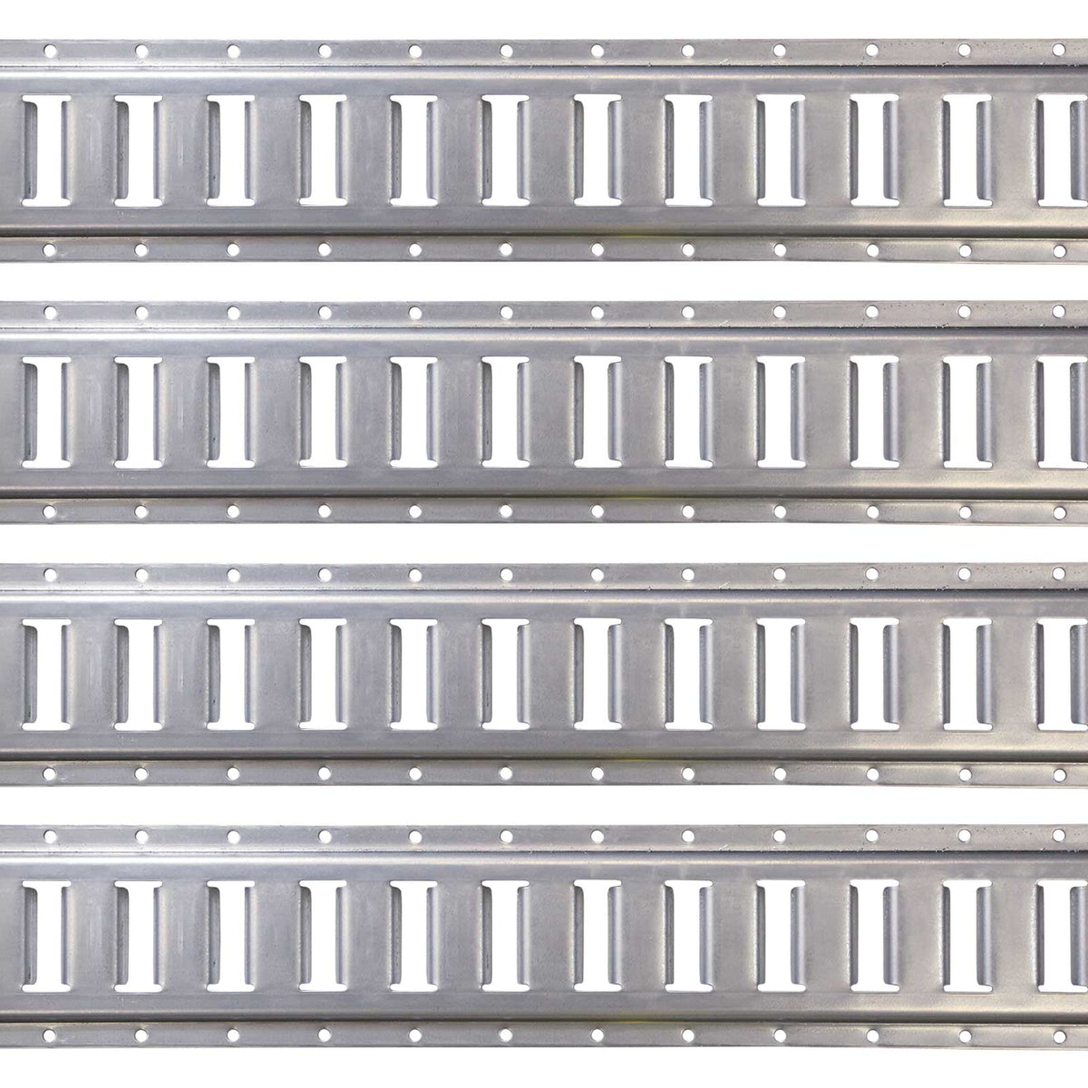 Galvanized 5' Horizontal E Track | 4-Pack