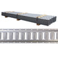 Galvanized 5' Horizontal E Track | 100-Pack (Pallet)