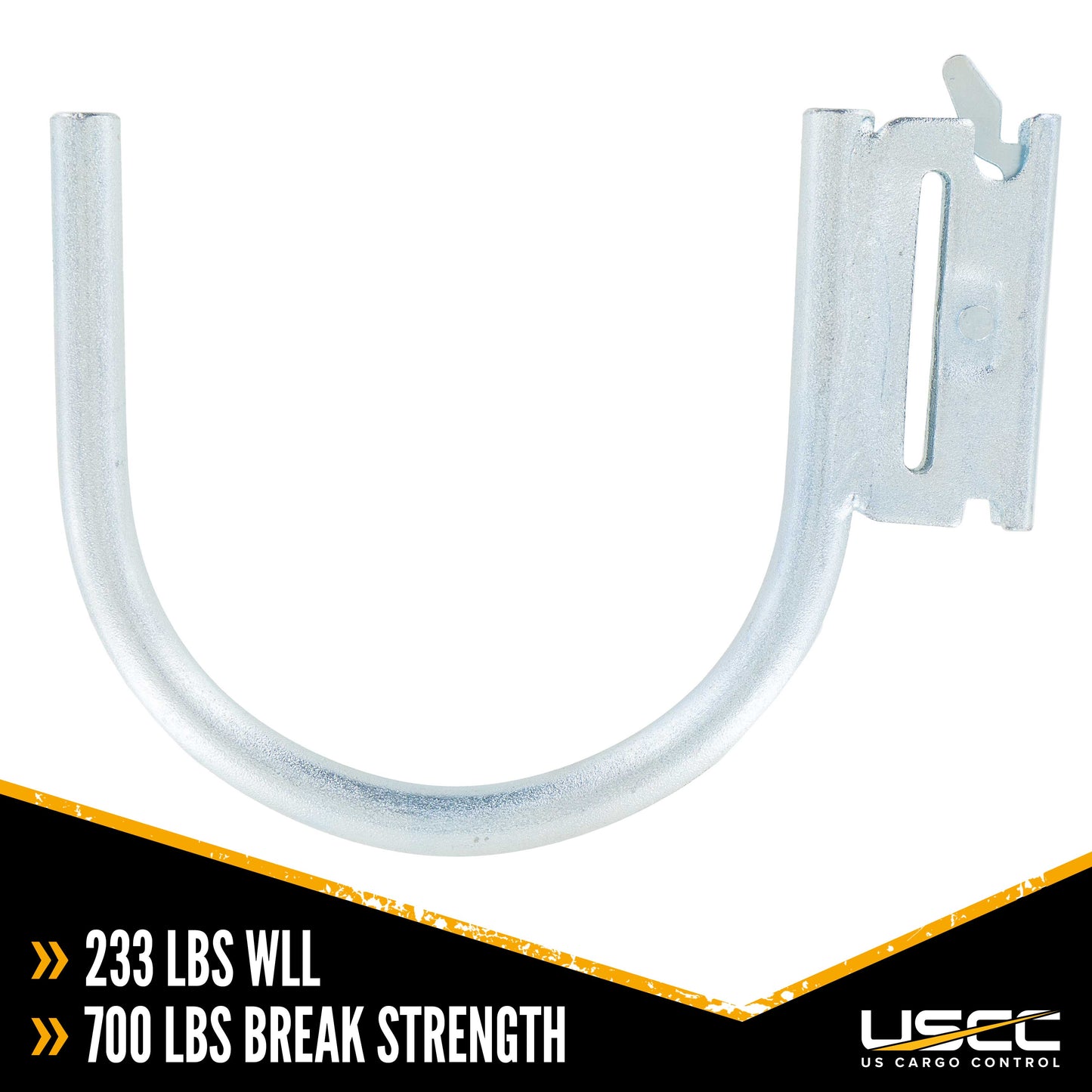 4.5" E Track J Hook Fitting | 700 lbs. BS
