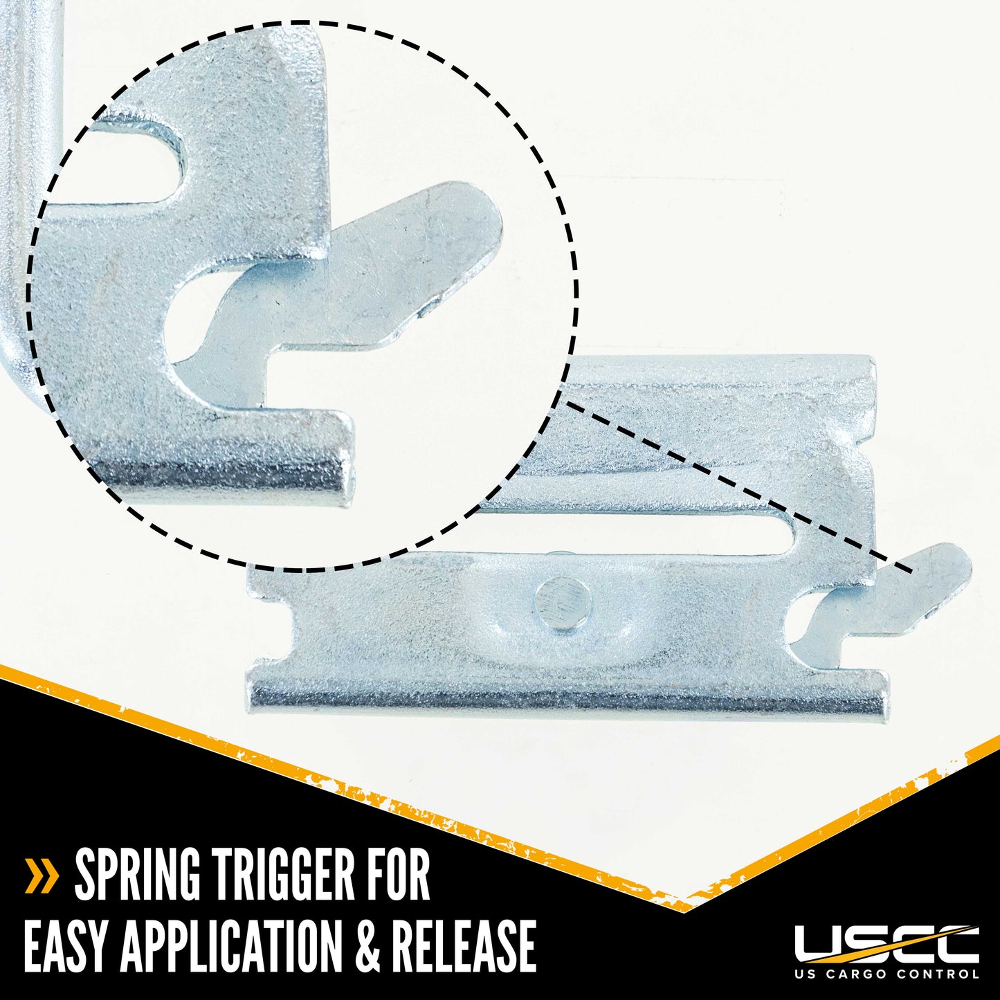 2" E Track J Hook Fitting | 1,000 lbs. BS