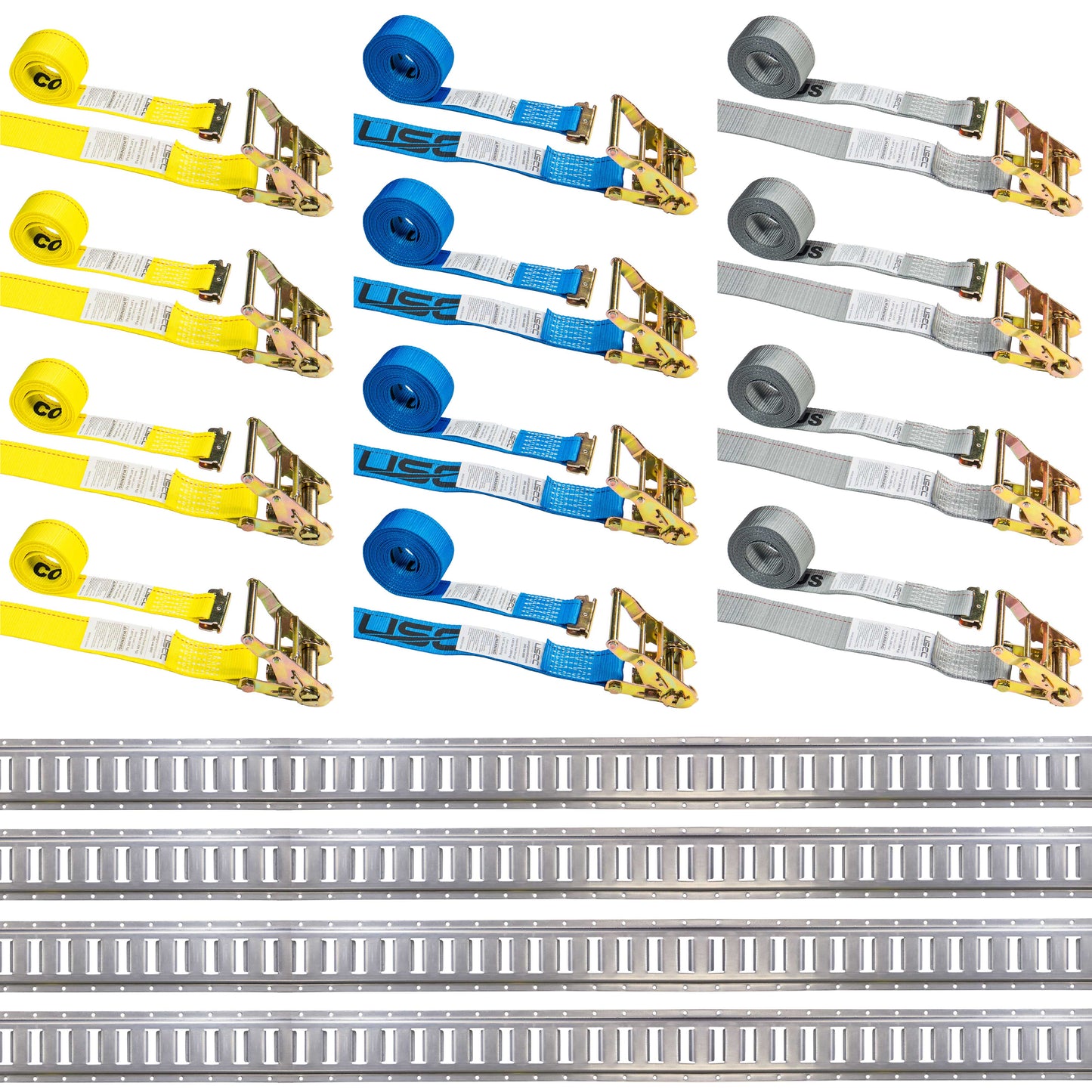5' E Track & Ratchet Straps Kit