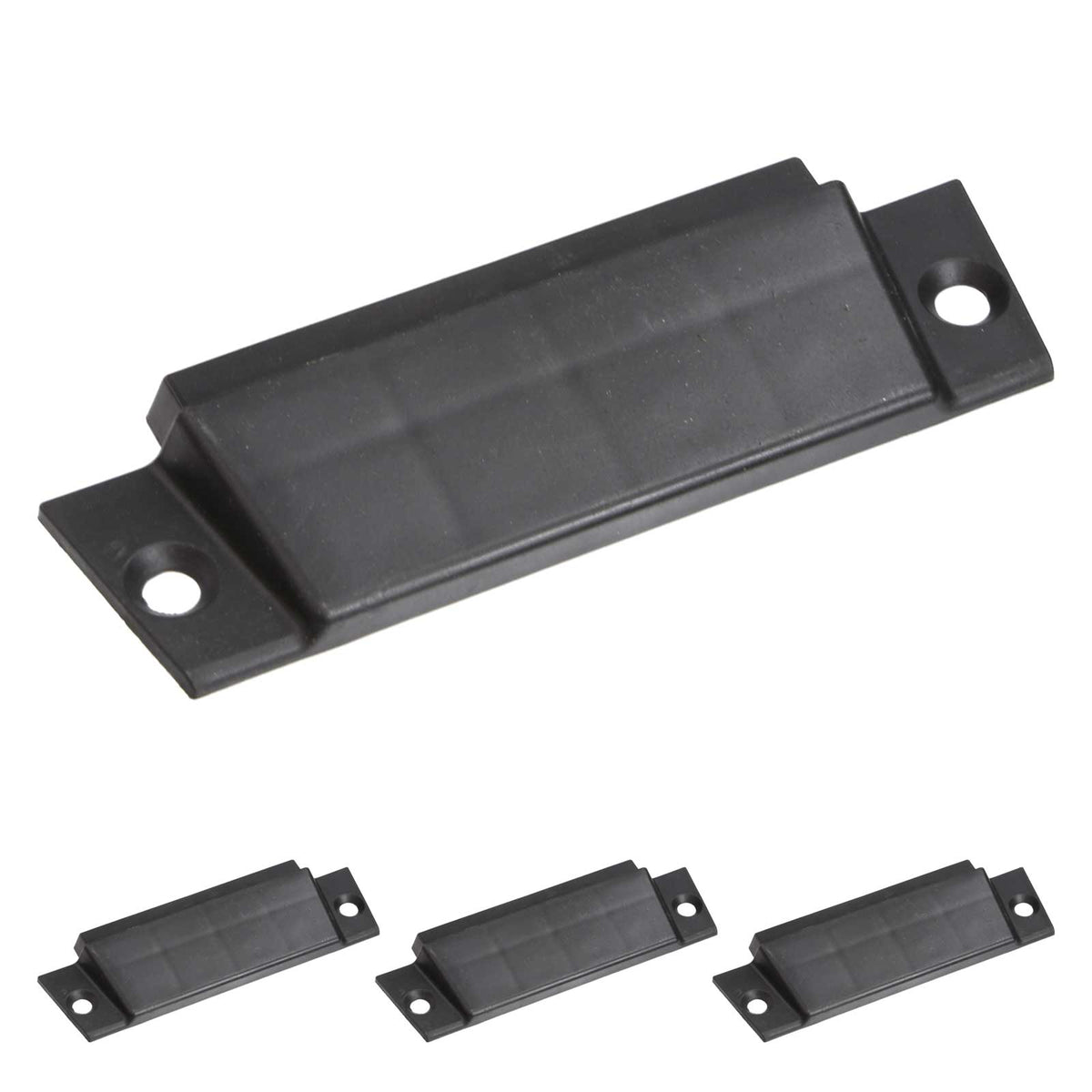 Plastic End Cap w/ Install Holes for Horizontal E-Track | 4-Pack