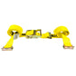 2" x 12' Yellow E-Track Ratchet Strap | Double-Fitted End