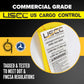 2'' x 12' Yellow E-Track Ratchet Strap | Wire Hooks & Spring E-Fittings