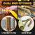 2'' x 16' Gray E-Track Ratchet Strap | Wire Hooks & Spring E-Fittings