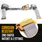 2" x 16' Gray E-Track Ratchet Strap | Standard 4' Fixed End