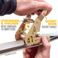 2" x 20' Blue E-Track Ratchet Strap | Double-Fitted End