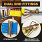2" x 20' Blue E-Track Ratchet Strap | Double Stud & Spring E-Fittings
