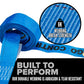 2'' x 20' Blue E-Track Ratchet Strap | Wire Hooks & Spring E-Fittings