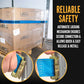 2" x 20' Blue E-Track Ratchet Strap | Standard 4' Fixed End