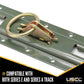 E Track Tie Down w/ O-Ring | 4,000 lbs. BS | 1500-Pack (Pallet)