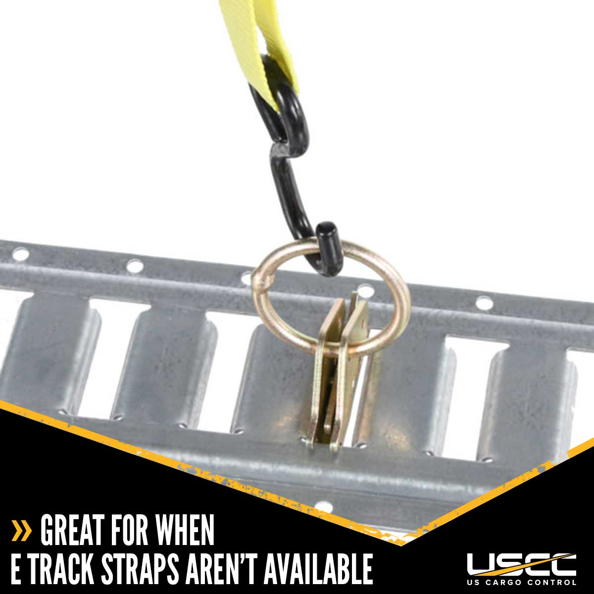 E Track Tie Down w/ O-Ring | 4,000 lbs. BS | 1500-Pack (Pallet)