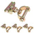 E Track Roller Idler Fitting Assembly | 6,000 lbs. BS | 4-Pack