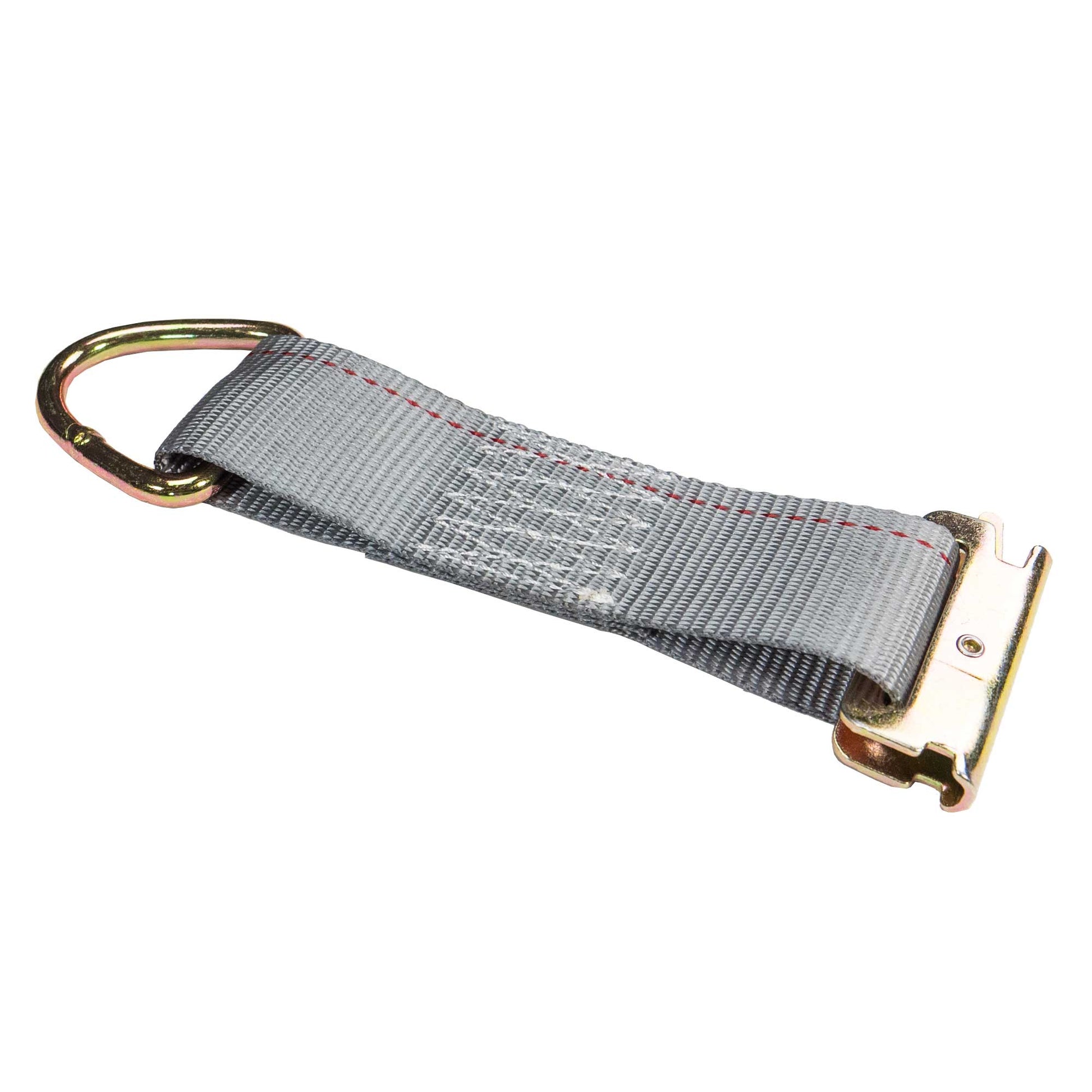  6" gray e track tie-off strap