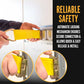 8-1/2" E-Track Rope Tie Off - Yellow | 4,400 lbs. BS