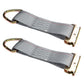 8-1/2" E-Track Rope Tie Off - Gray | 4,400 lbs. BS | 2-Pack