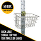 Small E-Track Storage Bin | Steel Wire | 12-1/2"W x 6-1/2"H x 6-3/4"D