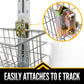 Small E-Track Storage Bin | Steel Wire | 12-1/2"W x 6-1/2"H x 6-3/4"D