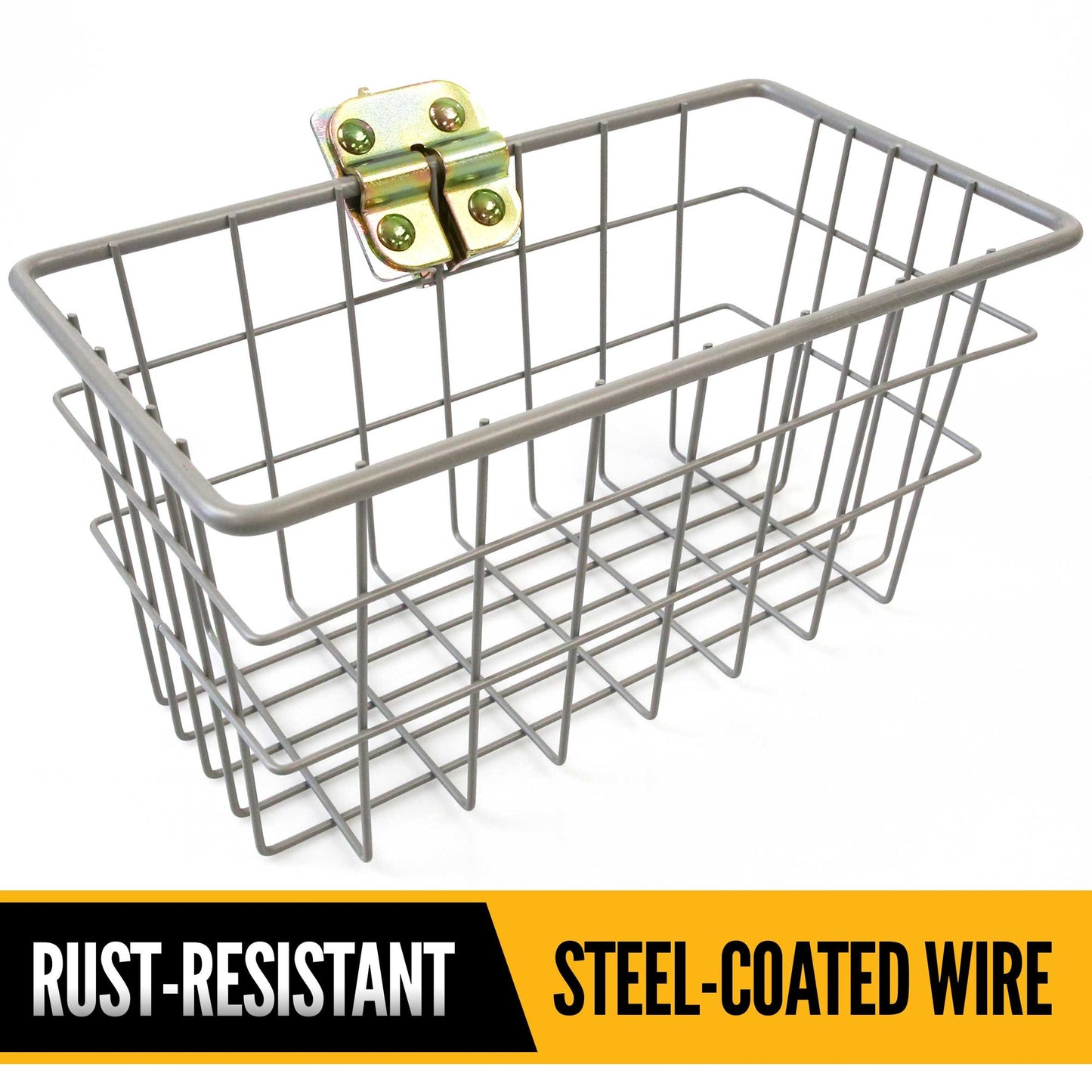 Small E-Track Storage Bin | Steel Wire | 12-1/2"W x 6-1/2"H x 6-3/4"D