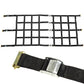 42" x 82" Heavy-Duty Cargo Net with Center Opening | Cam Buckles & E-Track Fittings