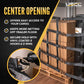 42" x 82" Heavy-Duty Cargo Net with Center Opening | Ratchets & E-Track Fittings