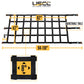 42" x 82" Heavy-Duty Cargo Net with Cam Buckles | E-Track & Double Stud Fittings