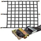 82" x 82" Heavy-Duty Cargo Net with Cam Buckles | E-Track & Double Stud Fittings