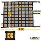 82" x 82" Heavy-Duty Cargo Net with Mesh Lining | Cam Buckles & E-Track Fittings