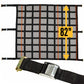 82" x 82" Heavy-Duty Cargo Net with Mesh Lining | Cam Buckles & E-Track Fittings